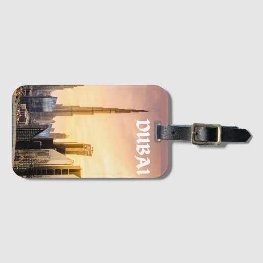 Dubai Bagagelabel (Voorkant (horizontaal))