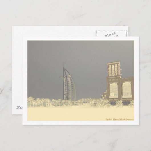 Dubai Briefkaart (Voorkant / Achterkant)