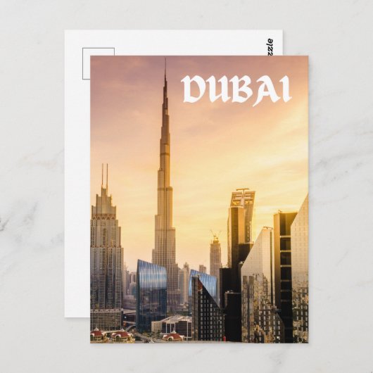 Dubai Briefkaart (Voorkant / Achterkant)