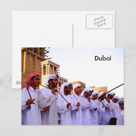 Dubai Briefkaart (Voorkant / Achterkant)