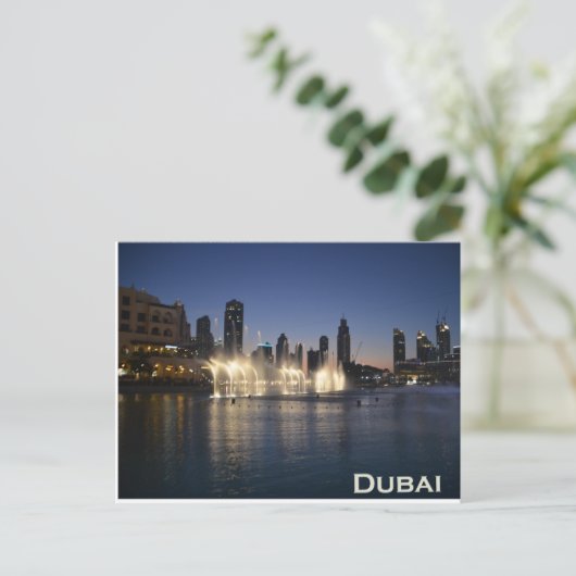 Dubai Briefkaart (Staand voorkant)