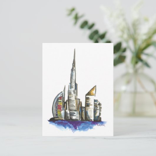 dubai briefkaart (Staand voorkant)