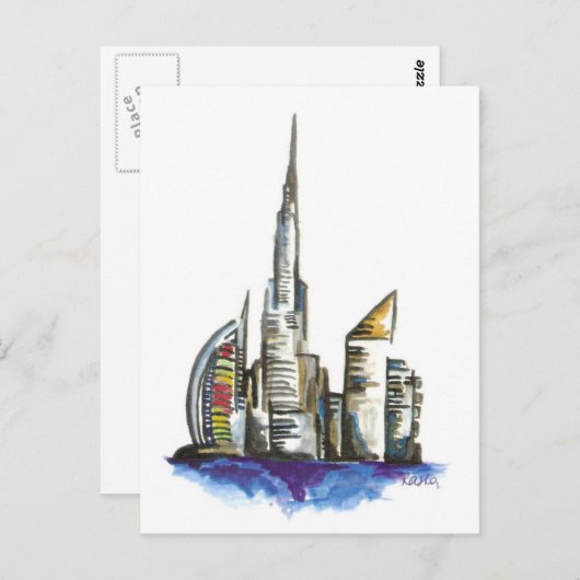 dubai briefkaart (Voorkant / Achterkant)