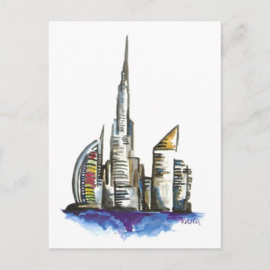 dubai briefkaart (Voorkant)