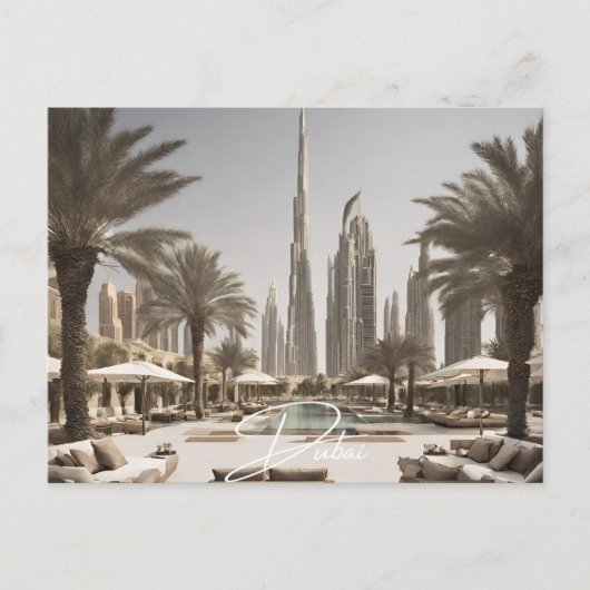 Dubai Briefkaart (Voorkant)