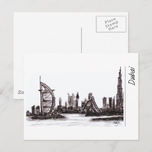 dubai briefkaart (Voorkant / Achterkant)