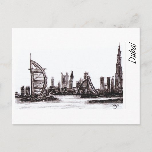 dubai briefkaart (Voorkant)