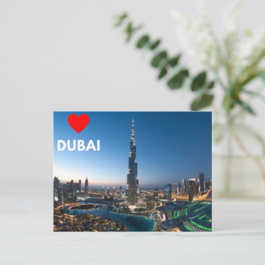 Dubai Briefkaart (Staand voorkant)