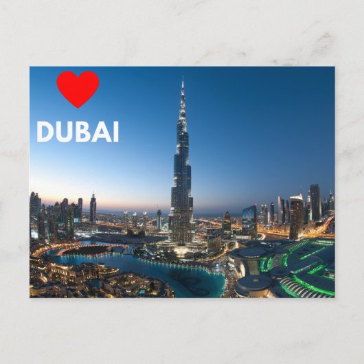 Dubai Briefkaart (Voorkant)