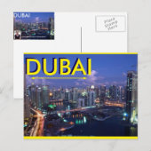 DUBAI BRIEFKAART DOOR MOJI GBADAMOSI (Voorkant / Achterkant)