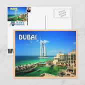 DUBAI BRIEFKAART VAN MOJISOLA A GBADAMOSI (Voorkant / Achterkant)