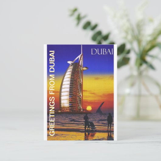 DUBAI BRIEFKAART VAN MOJISOLA A GBADAMOSI OKUBULE (Staand voorkant)