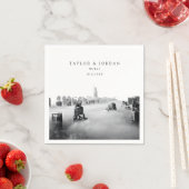 Dubai bruiloft aangepaste foto cocktail servetten (Insitu)