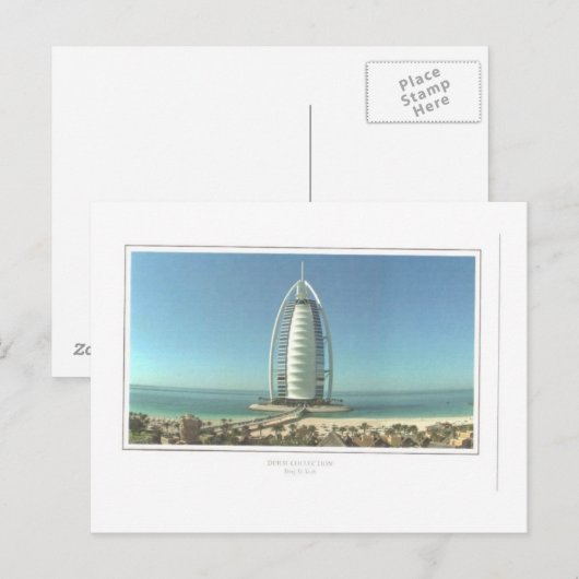 Dubai - Burj Al Arab Briefkaart (Voorkant / Achterkant)