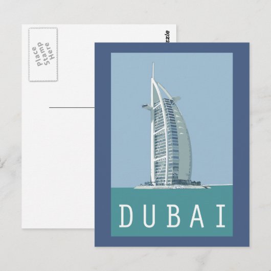Dubai Burj al Arab Briefkaart (Voorkant / Achterkant)