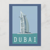 Dubai Burj al Arab Briefkaart (Voorkant)