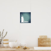 Dubai Burj Al Arab  Building  Poster (Keuken)