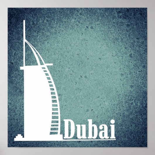 Dubai Burj Al Arab  Building  Poster (Voorkant)