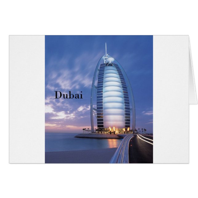 Dubai Burj Al Arab Hotel (van St.K.) (Voorkant Horizontaal)
