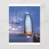 Dubai Burj Al Arab Hotel (van St.K.) Briefkaart (Voorkant)