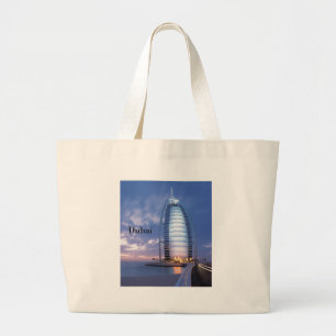 Dubai Burj Al Arab Hotel (van St.K.) Grote Tote Bag