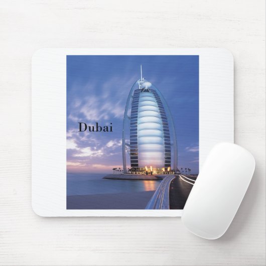 Dubai Burj Al Arab Hotel (van St.K.) Muismat (Met muis)