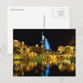 Dubai Burj Al-Arab Souk Madinat Jumeirah Emirates Briefkaart (Voorkant / Achterkant)