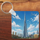 Dubai Burj Al Arab VAE Reizen Sleutelhanger (Voorkant)