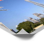 Dubai - Burj Khalifa - De grootste wolkenkrabber - Poster (Hoek)