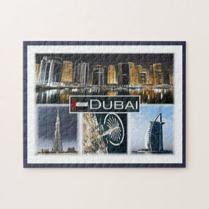 Dubai - Burj Khalifa - marina tower - Legpuzzel