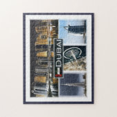 Dubai - Burj Khalifa - marina tower - Legpuzzel (Verticaal)