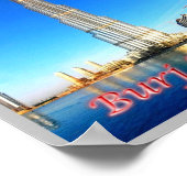 Dubai - Burj Khalifa - Poster (Hoek)