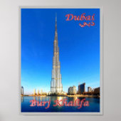 Dubai - Burj Khalifa - Poster (Voorkant)