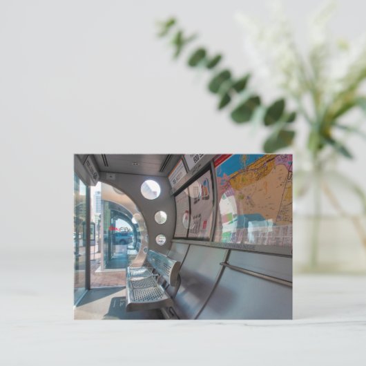 Dubai bushalte briefkaart (Staand voorkant)