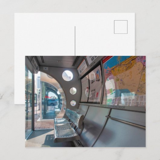 Dubai bushalte briefkaart (Voorkant / Achterkant)