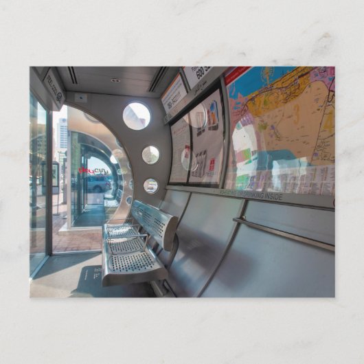 Dubai bushalte briefkaart (Voorkant)