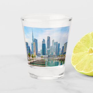 Dubai Business Bay Verenigde Arabische Emiraten Bu Shot Glas