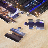 Dubai Cayan Tower 's nachts Legpuzzel (Zijkant)