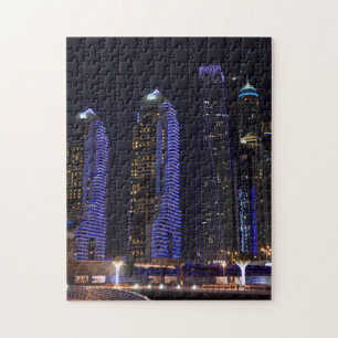 Dubai Cayan Tower 's nachts Legpuzzel