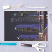 Dubai Cayan Tower 's nachts Tissuepapier (Craft)