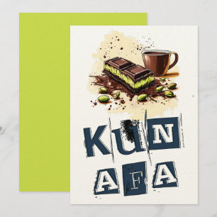 Dubai Chocolate Kunafa كنافة دبي ش و ك و ل ا ط ة ف Kaart