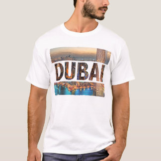 Dubai City Design Mannen T-Shirt