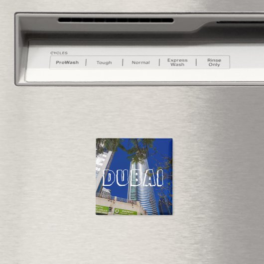 Dubai City Skyscraper Landscape Architecture Magneet (Insitu (Vaatwasser))