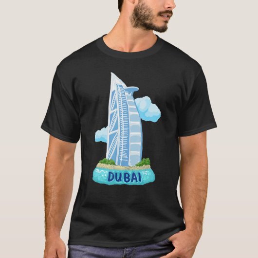 Dubai City UAE souvenir  for men women 1 T-shirt (Voorkant)