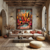 Dubai: Ciudad de Innovación Perfect Poster