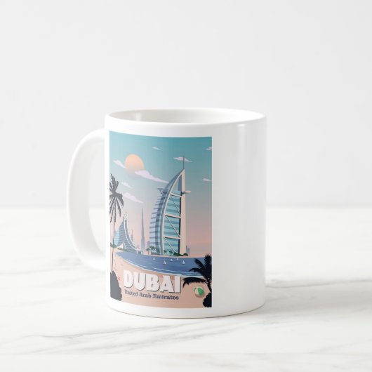 Dubai Coffee-Mok - formaat 11oz Koffiemok (Voorkant links)