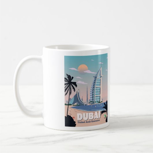 Dubai Coffee-Mok - formaat 11oz Koffiemok (Links)