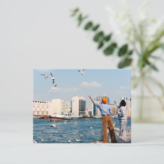 Dubai Creek Briefkaart (Staand voorkant)