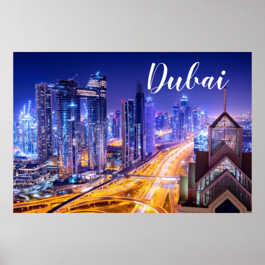 Dubai: de lichtstad en onbegrensde ambitie poster (Voorkant)