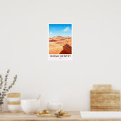 Dubai Desert Dubai Travel Print (Keuken)